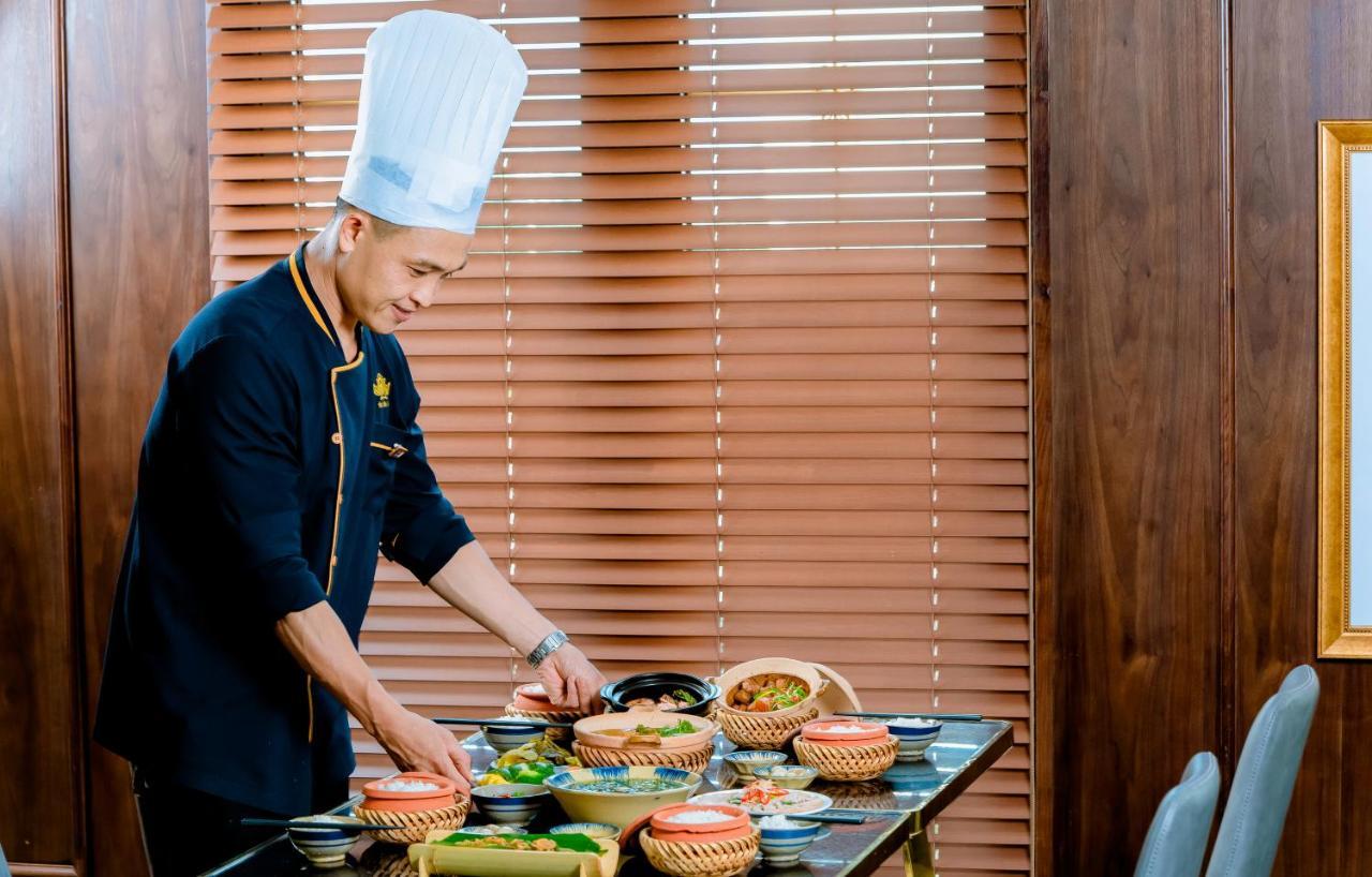 Golden Lotus Luxury Hotel Danang - Complimentary Daily Afternoon Tea Exterior foto